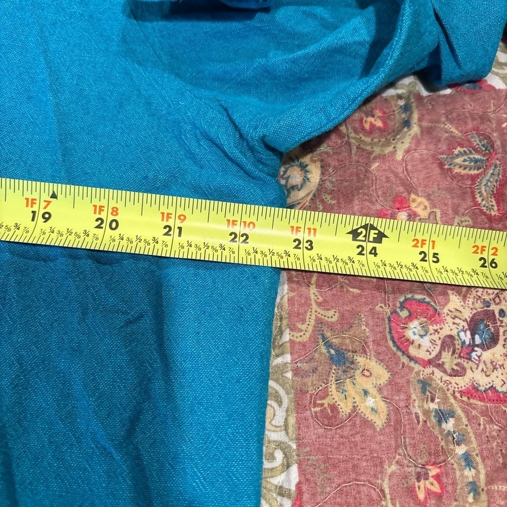 Giorgio Fiorlini long-sleeved top in a vibrant turquoise women’s XL - Picture 5 of 11